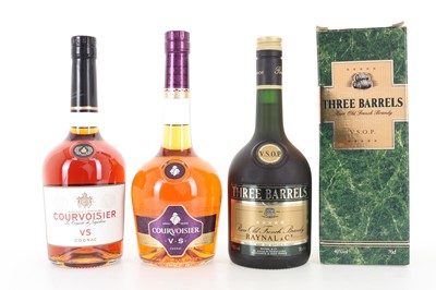 Lot 93 - THREE BOTTLES OF COGNAC