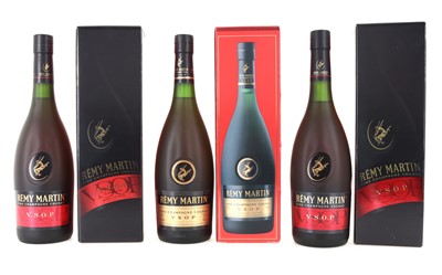 Lot 100 - THREE BOTTLES OF REMY MARTIN VSOP