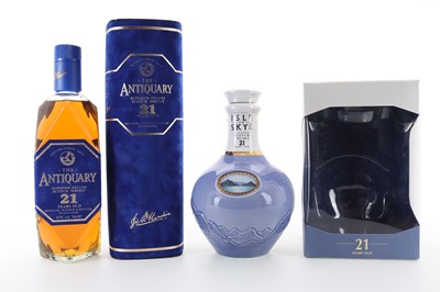 Lot 126 - ISLE OF SKYE 21 YEAR OLD AND ANTIQUARY 21 YEAR OLD