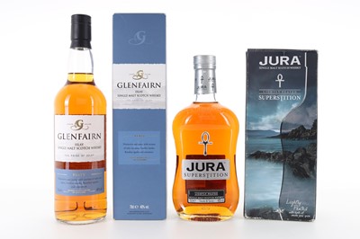 Lot 97 - JURA SUPERSTITION AND GLENFAIRN ISLAY