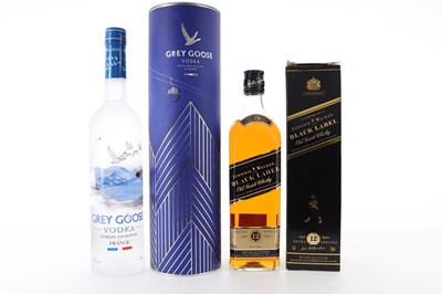 Lot 108 - JOHNNIE WALKER 12 YEAR OLD BLACK LABEL 75CL