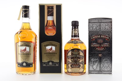 Lot 99 - FAMOUS GROUSE 12 YEAR OLD GOLD RESERVE AND CHIVAS REGAL 12 YEAR OLD