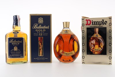 Lot 104 - BALLANTINE'S 12 YEAR OLD GOLD SEAL 1L AND HAIG'S DIMPLE 1L