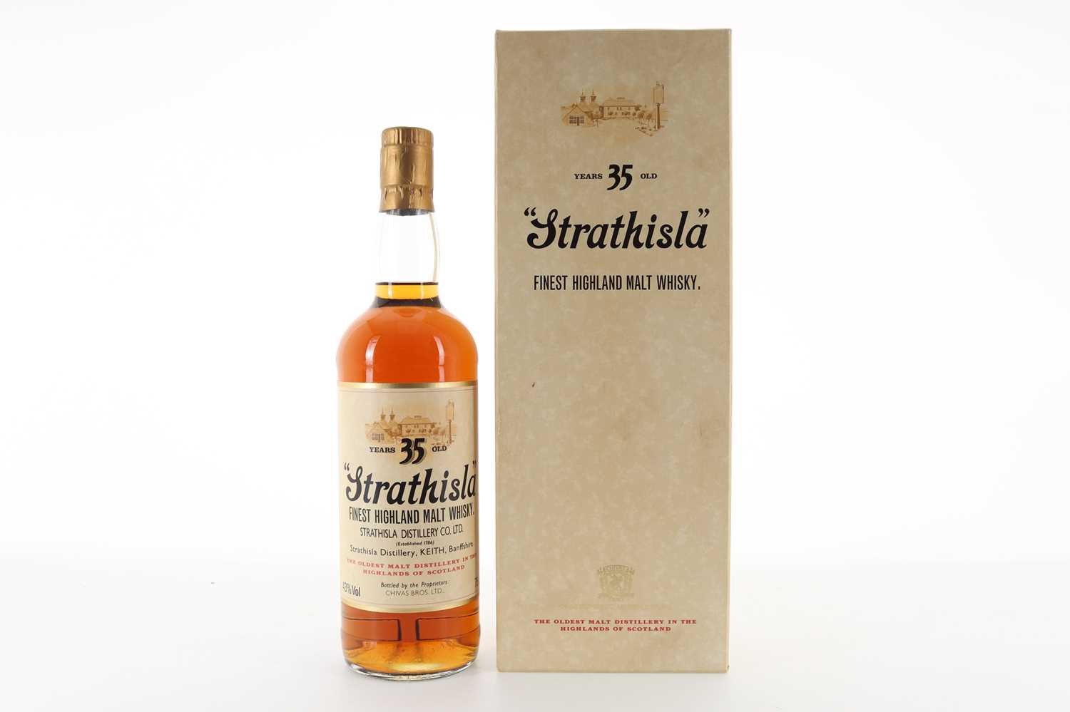 Lot 135 - STRATHISLA 25 YEAR OLD 75CL