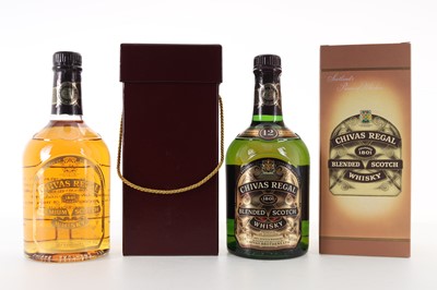 Lot 137 - TWO CHIVAS REGAL 12 YEAR OLD STAFF BOTTLINGS