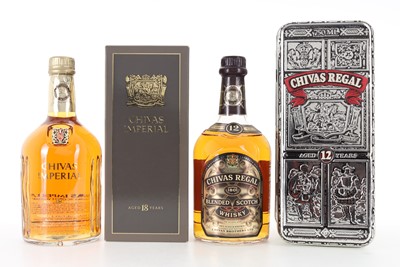Lot 152 - CHIVAS REGAL 18 YEAR OLD IMPERIAL 75CL AND 12 YEAR OLD 75CL