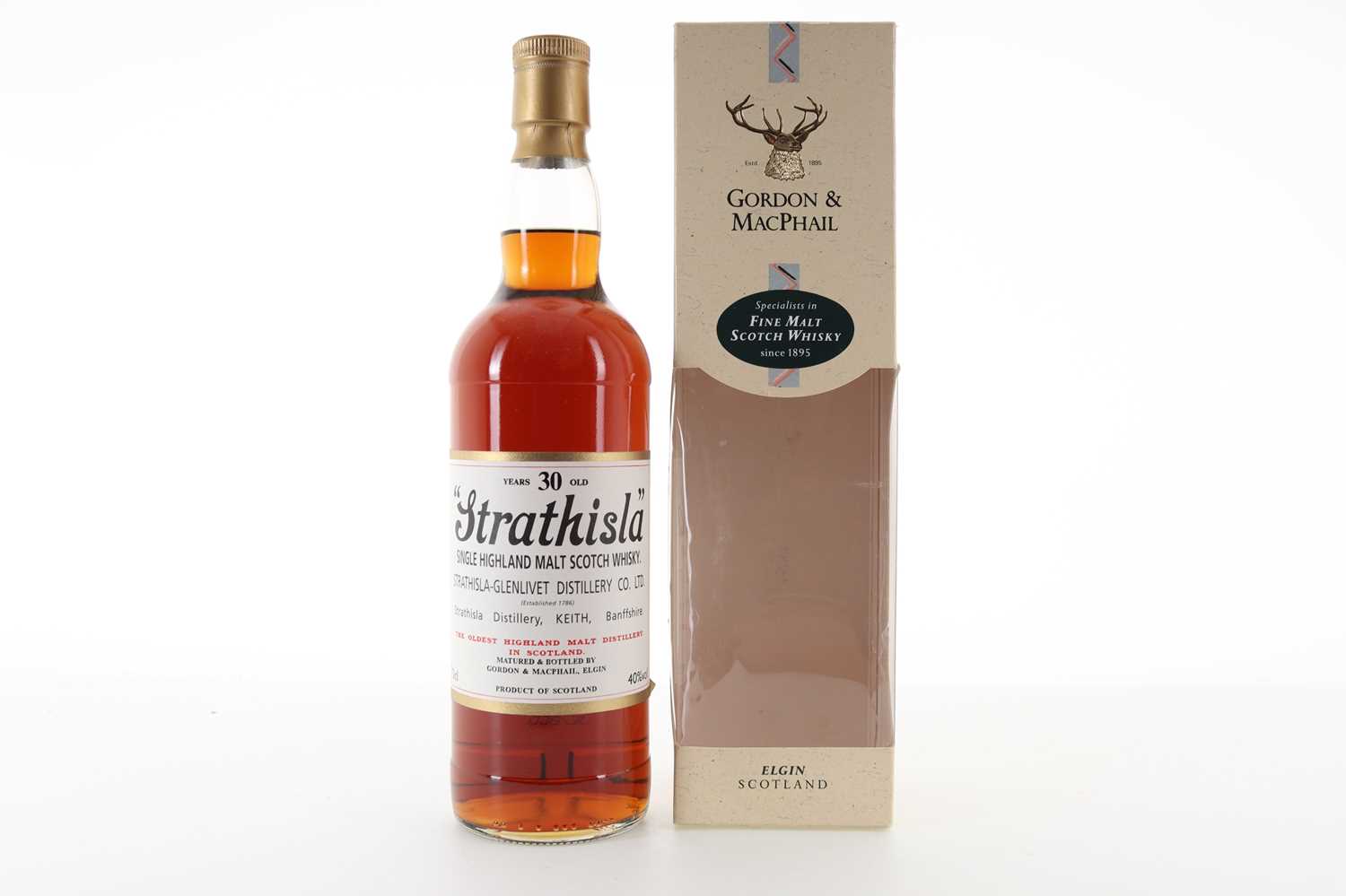 Lot 159 - STRATHISLA 30 YEAR OLD GORDON & MACPHAIL