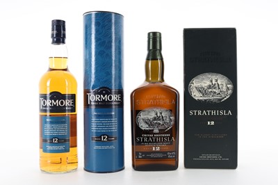 Lot 190 - STRATHISLA 12 YEAR OLD AND TORMORE 12 YEAR OLD