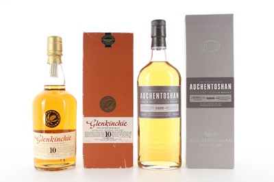 Lot 196 - GLENKINCHIE 10 YEAR OLD AND AUCHENTOSHAN CLASSIC