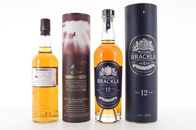 Lot 214 - ROYAL BRACKLA 12 YEAR OLD AND ARDMORE TRADITIONAL CASK