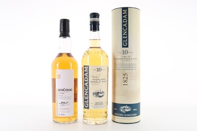 Lot 216 - ANCNOC 12 YEAR OLD AND GLENCADAM 10 YEAR OLD