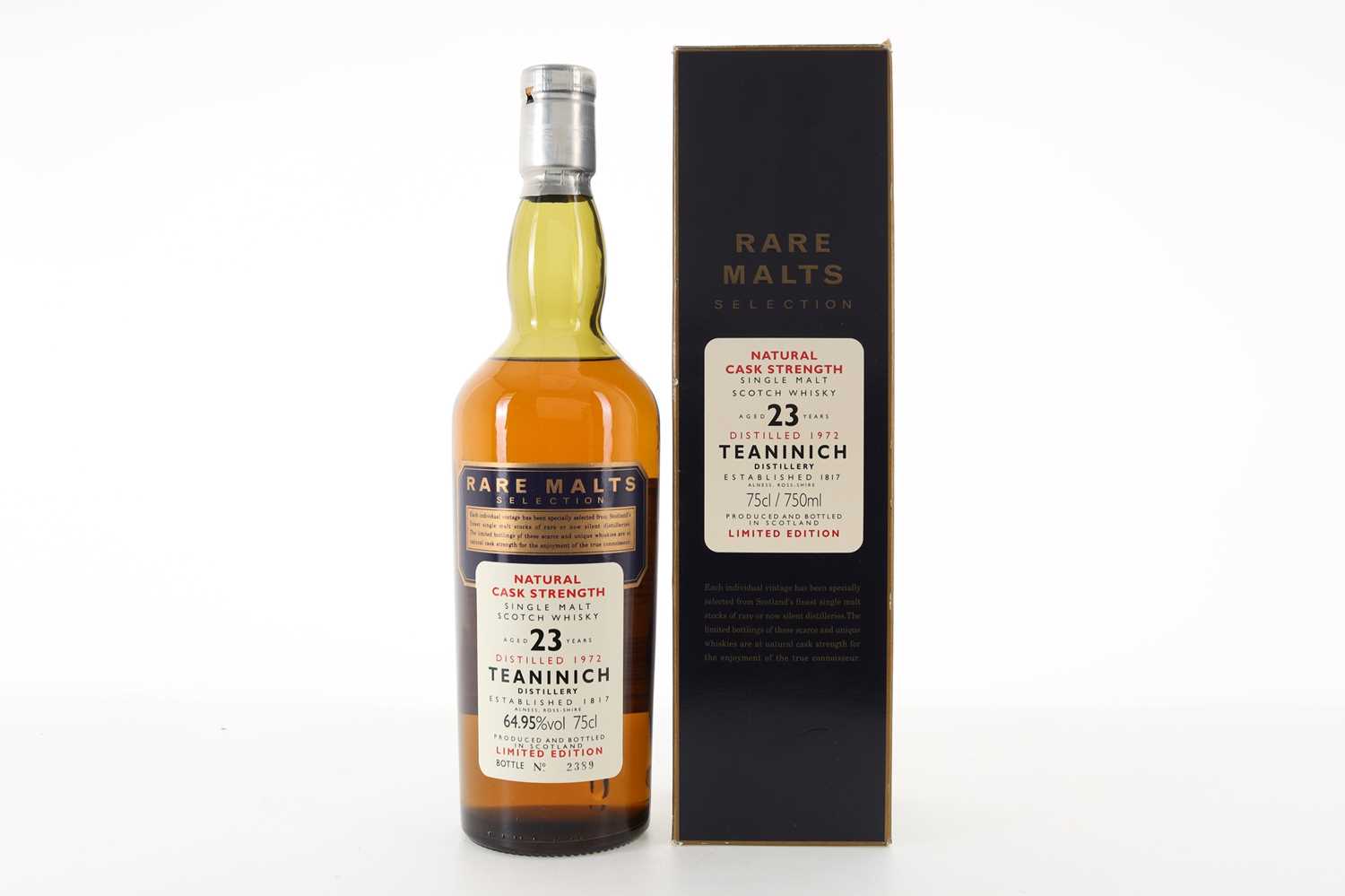 Lot 227 - TEANINICH 1972 23 YEAR OLD RARE MALTS 75CL
