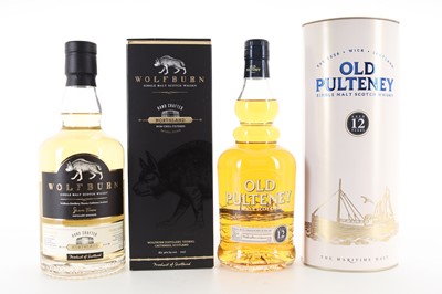 Lot 237 - OLD PULTENEY 12 YEAR OLD AND WOLFBURN NORTHLAND