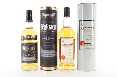 Lot 265 - BENRIACH 10 YEAR OLD CURIOSITAS AND BENROMACH TRADITIONAL