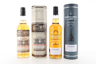 Lot 266 - BRAEVAL 2002 13 YEAR OLD DISTILLER'S ART AND DAILUAINE 2007 7 YEAR OLD SINGLE MINDED