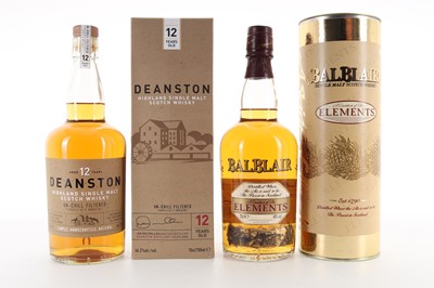 Lot 269 - DEANSTON 12 YEAR OLD AND BALBLAIR ELEMENTS