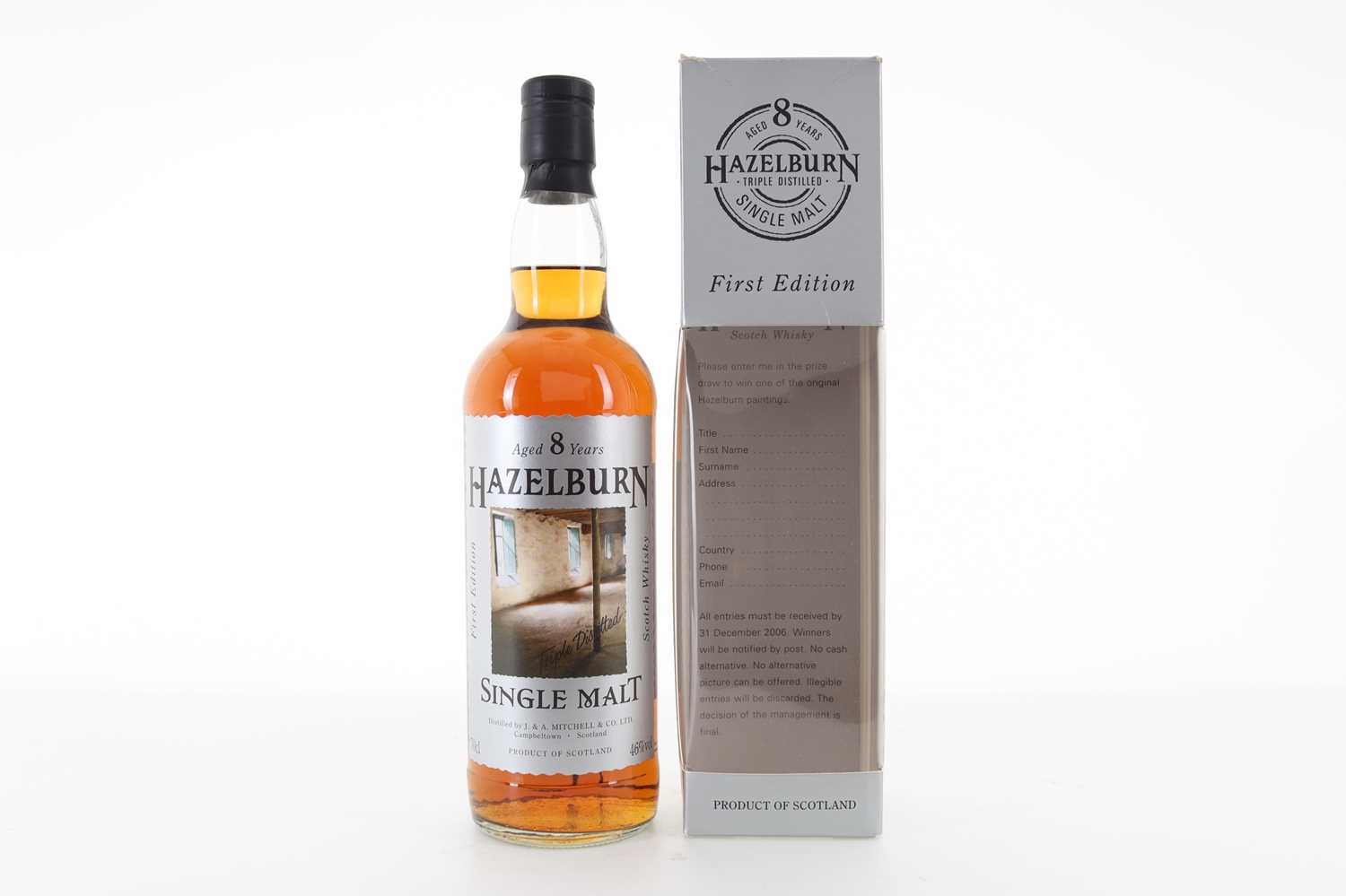 Lot 270 - HAZELBURN 8 YEAR OLD FIRST EDITION - THE MALTINGS