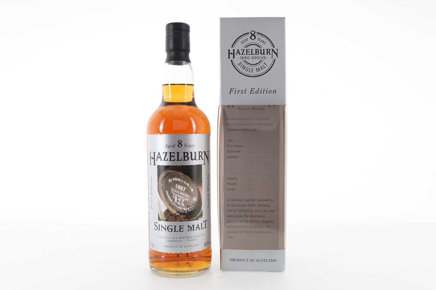 Lot 272 - HAZELBURN 8 YEAR OLD FIRST EDITION - THE CASKS