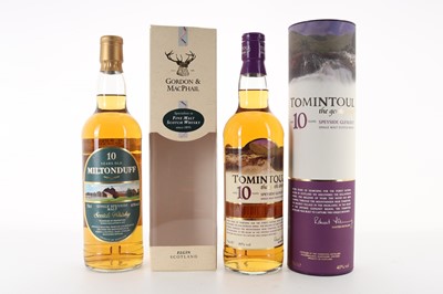 Lot 289 - TOMINTOUL 10 YEAR OLD AND MILTONDUFF 10 YEAR OLD GORDON & MACPHAIL