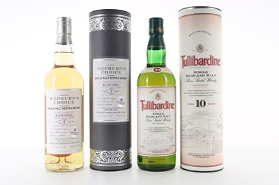 Lot 303 - BLAIR ATHOL 2009 7 YEAR OLD HEPBURN'S CHOICE AND TULLIBARDINE 10 YEAR OLD