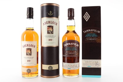 Lot 312 - ABERLOUR 10 YEAR OLD AND TAMNAVULIN DOUBLE CASK