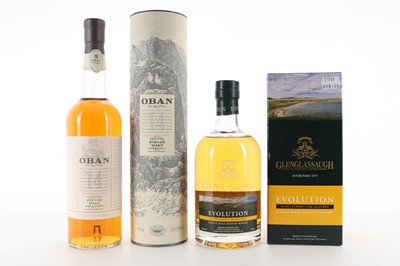 Lot 319 - OBAN 14 YEAR OLD AND GLENGLASSAUGH EVOLUTION