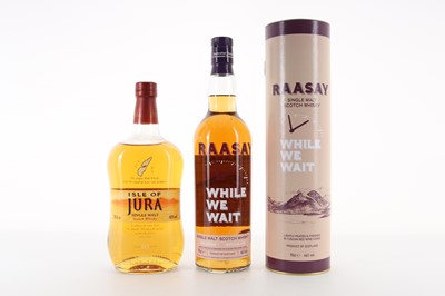 Lot 326 - JURA 10 YEAR OLD AND RAASAY WHILE WE WAIT LAST ORDERS