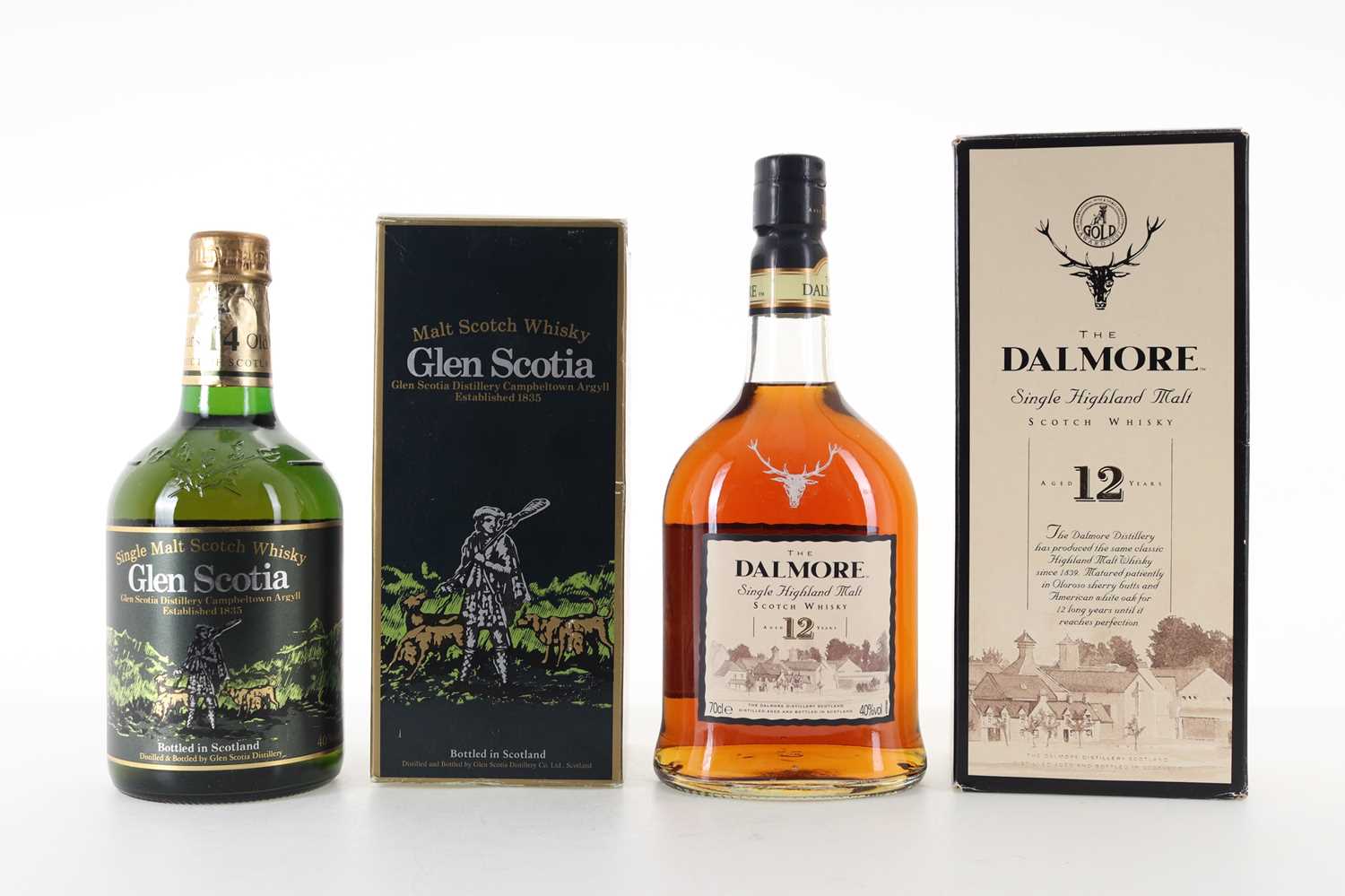 Lot 328 - DALMORE 12 YEAR OLD AND GLEN SCOTIA 14 YEAR OLD