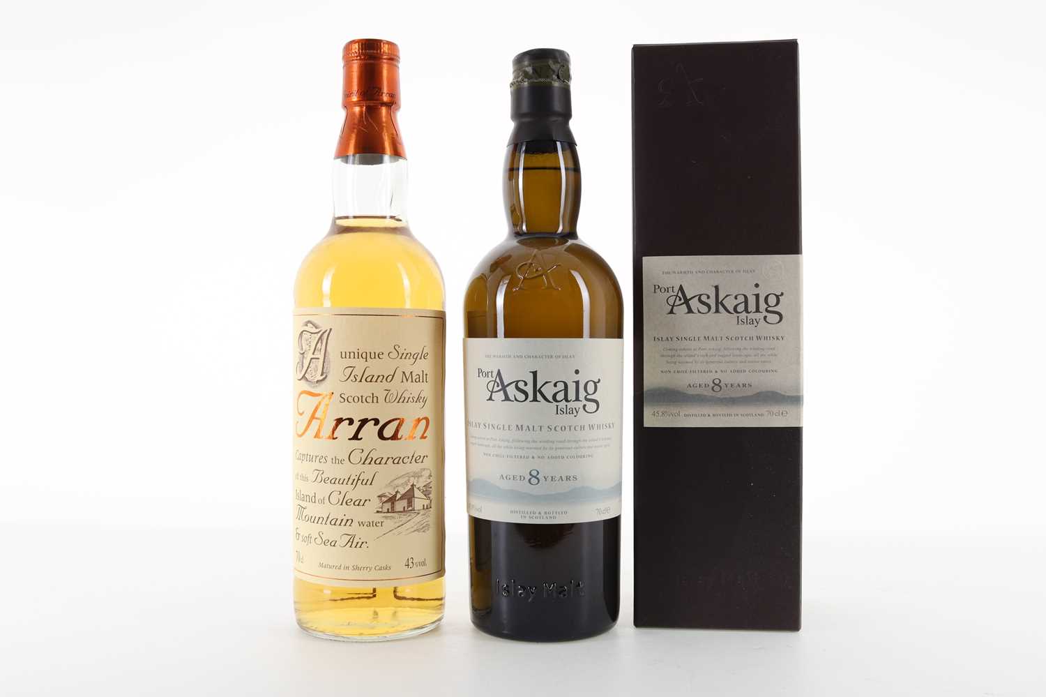 Lot 331 - PORT ASKAIG 8 YEAR OLD AND ARRAN