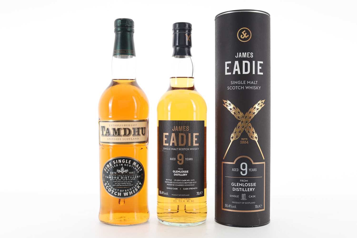 Lot 339 - GLENLOSSIE 2010 9 YEAR OLD JAMES EADIE AND TAMDHU