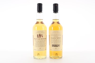 Lot 347 - GLEN SPEY 12 YEAR OLD FLORA & FAUNA AND MANNOCHMORE 12 YEAR OLD FLORA & FAUNA