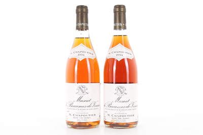 Lot 410 - TWO BOTTLES OF M. CHAPOUTIER 1994 MUSCAT DE BEAUMES-DE-VENISE