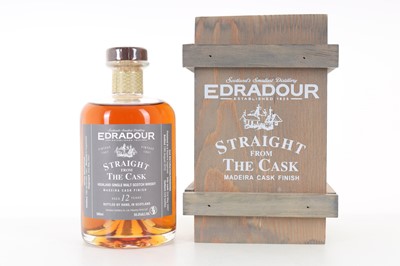Lot 392 - EDRADOUR 1997 12 YEAR OLD STRAIGHT FROM THE CASK MADEIRA FINISH 50CL