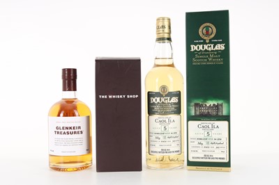Lot 396 - CAOL ILA 2008 5 YEAR OLD DOUGLAS OF DRUMLANRIG AND LEDAIG 1998 GLENKEIR TREASURES 50CL