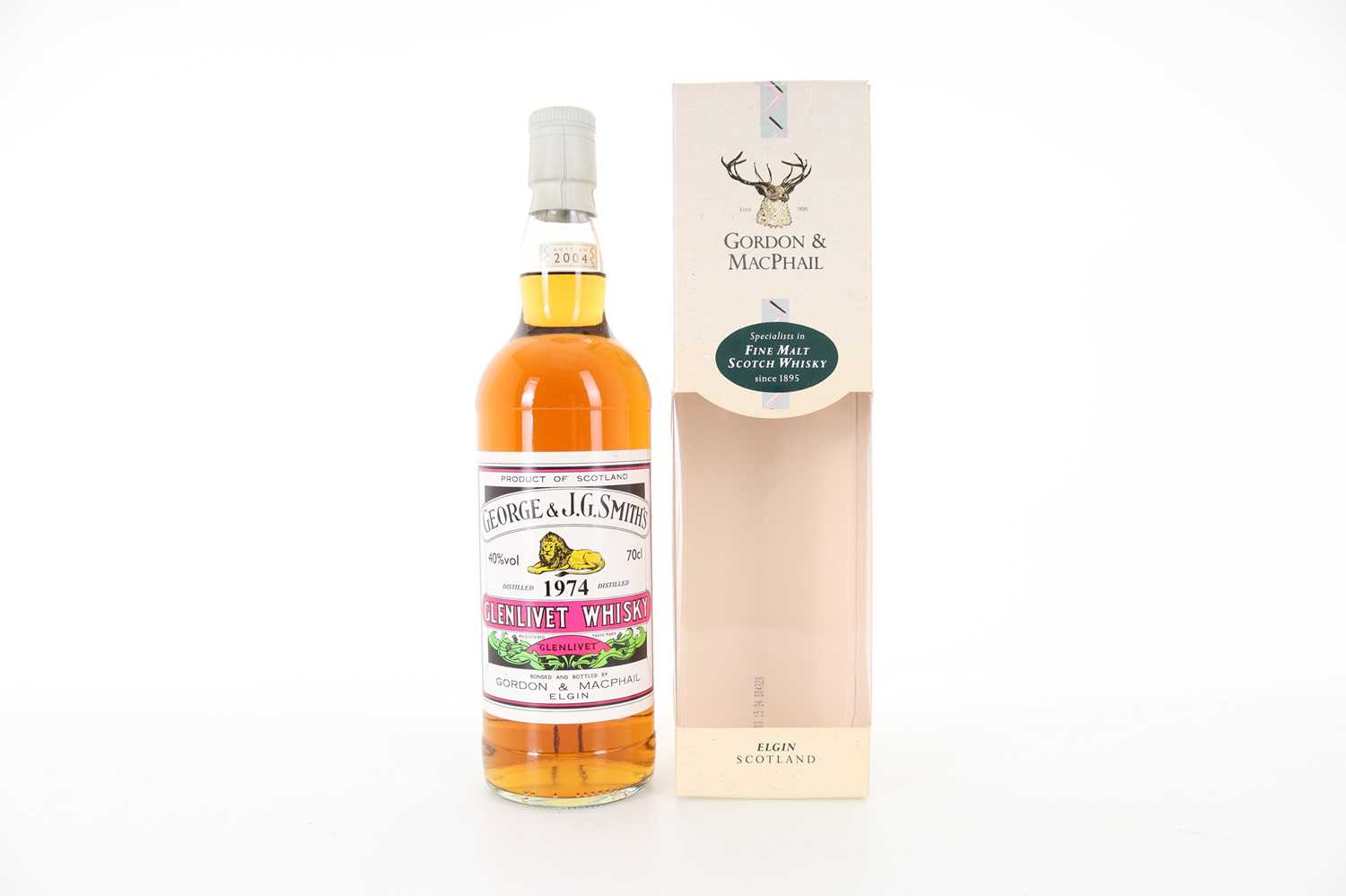 Lot 413 - GLENLIVET 1974 VINTAGE GORDON & MACPHAIL