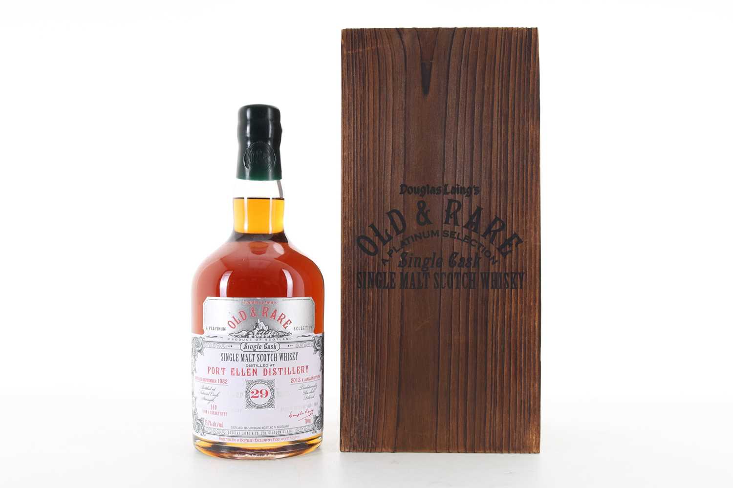 Lot 419 - PORT ELLEN 1982 29 YEAR OLD DOUGLAS LAING OLD & RARE