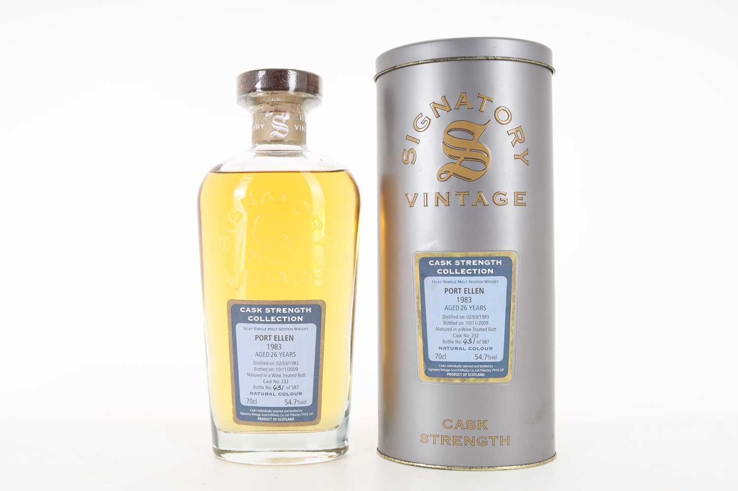 Lot 444 - PORT ELLEN 1983 26 YEAR OLD SIGNATORY