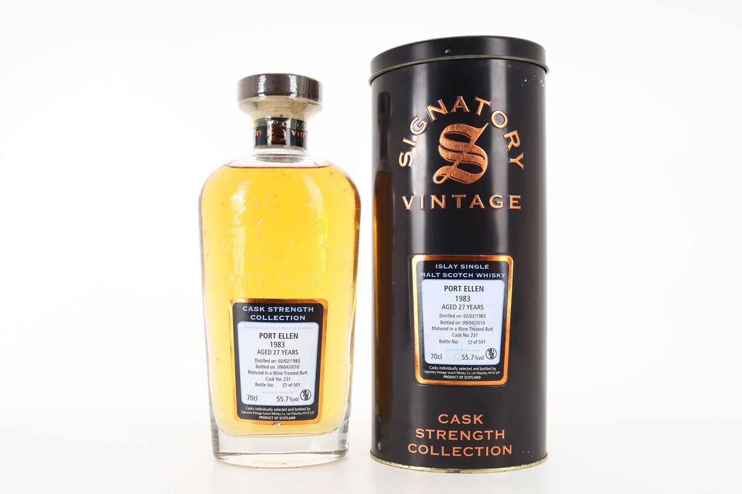 Lot 448 - PORT ELLEN 1983 27 YEAR OLD SIGNATORY