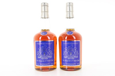 Lot 473 - TWO BOTTLES OF SEAGRAM 25 YEAR OLD "25 YEAR CLUB"