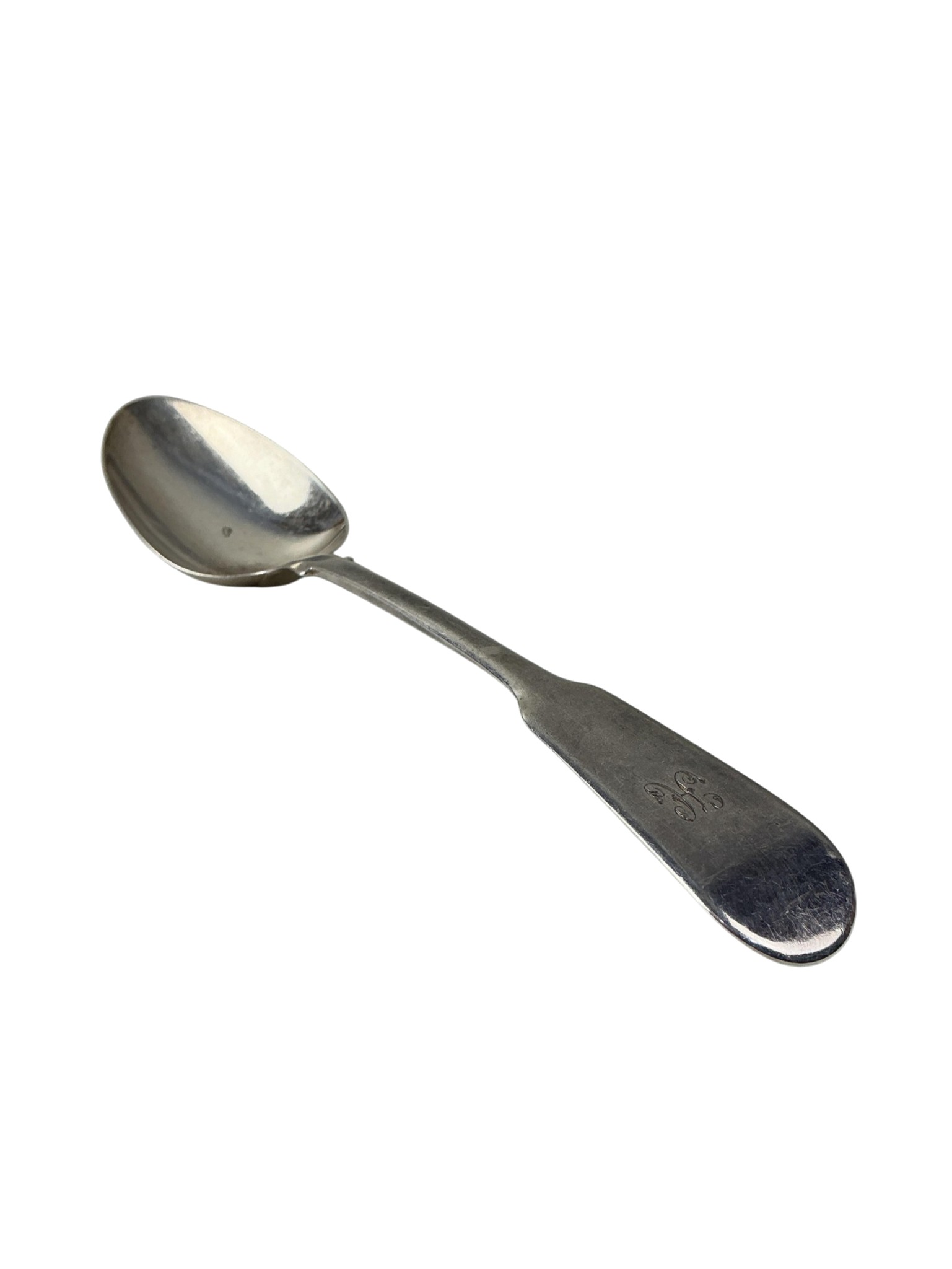 Lot 22 - GEORGE III SILVER TABLE SPOON, LONDON 1818,